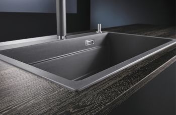 Кухонная мойка Blanco Etagon 8 Silgranit 525187 Антрацит — фото 4, Кухонные мойки