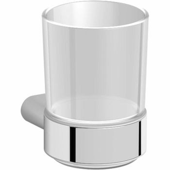 Стакан для зубных щеток Nofer Santorini 16339.B Хром — фото 1, Стаканы для зубных щеток
