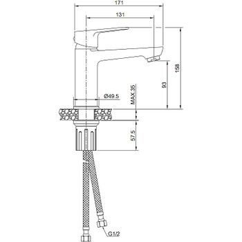 Товар: Смеситель для раковины Olive's Tieso 26100TS Хром - фото 2 Смеситель для раковины Olive's Tieso 26100TS Хром — фото 2, Смесители для раковины