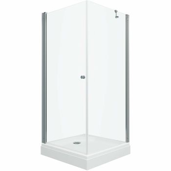 Душевой уголок Triton Форта-Хром 90х90 Щ0000053344 профиль Хром стекло прозрачное — фото 12, Квадратные душевые уголки