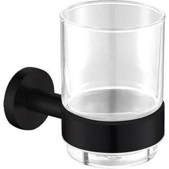 Стакан для зубных щеток Aquanet 4584MB 241912 Черный матовый — фото 1, Стаканы для зубных щеток