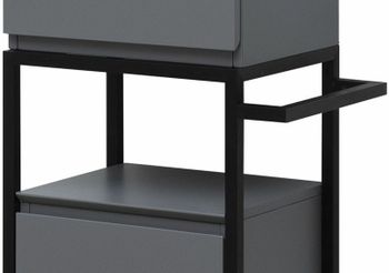 Полотенцедержатель для пенала Allen Brau Priority 1.31008.BB Черный браш — фото 4, Полотенцедержатели