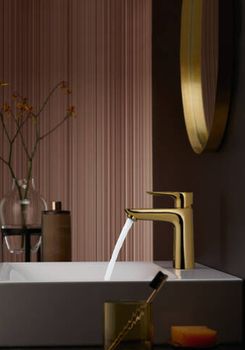 Смеситель для раковины Hansgrohe Talis E 71710990 Полированное золото — фото 2, Смесители для раковины