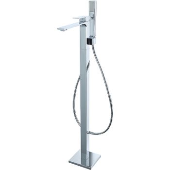 Смеситель для ванны Orange Lutz M04-336cr Хром — фото 1, Смесители напольные