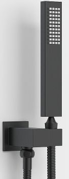 Душевая система Berges Ventas 2S Black 073002 Черная матовая — фото 3, Встраиваемые душевые комплекты