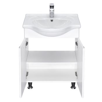 Тумба под раковину Aquaton Лиана 65 1A165701LL010 Белая — фото 3, Тумбы под раковину