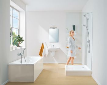 Смеситель для раковины Grohe Baucurve 32805000 Хром — фото 14, Смесители для раковины