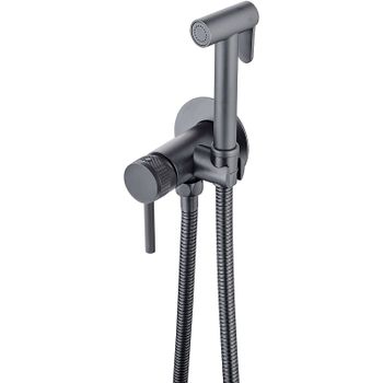 Гигиенический душ со смесителем Allen Brau Priority 5.31A29-MG Графит брашированный — фото 1, Гигиенические души