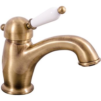 Смеситель для раковины Rav Slezak Labe L526.5SM Бронза — фото 1, Смесители для раковины