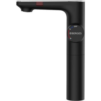 Смеситель для раковины Berges Morans 076004 с термостатом Черный матовый — фото 3, Смесители для раковины