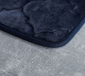 Коврик для ванной комнаты Iddis Basic 50х80 B20P580i12 Темно-синий — фото 3, Коврики для ванной комнаты