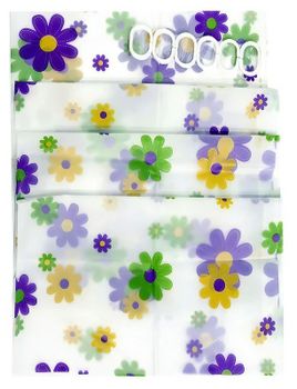 Штора для ванны Haiba HB75060 Цветы — фото 2, Шторы для ванной