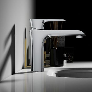 Смеситель для раковины Vincea Esse VBF-1E1CH Хром — фото 7, Смесители для раковины