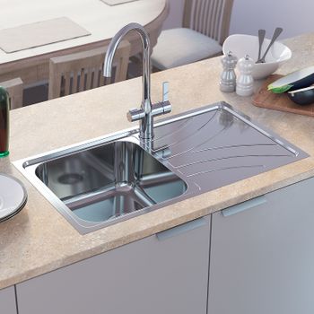 Кухонная мойка Iddis Arro 78 ARR78SDi77 Сатин — фото 2, Кухонные мойки