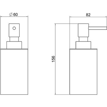 Дозатор для жидкого мыла Schein Accessories 9337CH Хром — фото 2, Дозаторы
