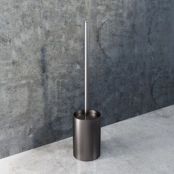 Ершик для унитаза Iddis Petite PETGMP0i47 Графит матовый — фото 2, Ершики для унитаза