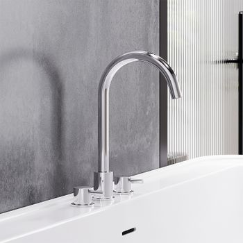 Смеситель для раковины Damixa Scandinavian Pure 360200000 Хром — фото 4, Смесители для раковины