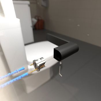 Держатель туалетной бумаги Altasan Лотос ЛТ50ЧМ Черный матовый — фото 5, Держатели туалетной бумаги