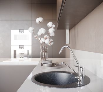 Кухонная мойка Domaci Бьелла DMC-05 GWS-05-308 Черная — фото 2, Кухонные мойки