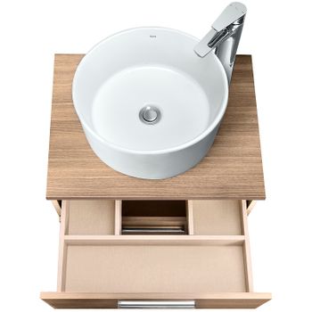 Тумба под раковину Roca Victoria 60 A857468517 подвесная Орех — фото 5, Тумбы под раковину
