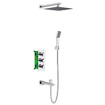 Душевая система Timo Petruma SX-5149/00SM Хром — фото 1, Встраиваемые душевые комплекты