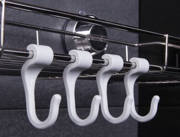 Крючок Ridder 12110300 Белый — фото 3, Крючки для полотенец