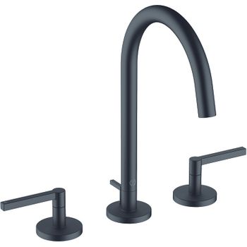 Смеситель для раковины Kludi Nova Fonte Puristic 201433915 Черный матовый — фото 1, Смесители для раковины