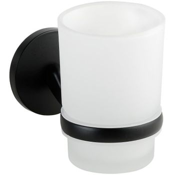 Стакан для зубных щеток Bemeta Nox 102410010 Черный матовый — фото 1, Стаканы для зубных щеток