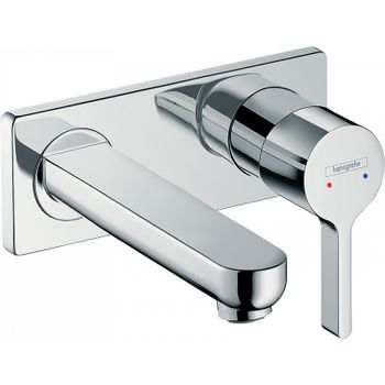 Смеситель для раковины Hansgrohe Metris S 31162000 Хром — фото 1, Смесители для раковины