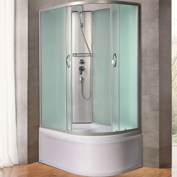 Душевая кабина River Nara XL 100х80 МТ L 10000011840 с поддоном — фото 1, Душевые кабины