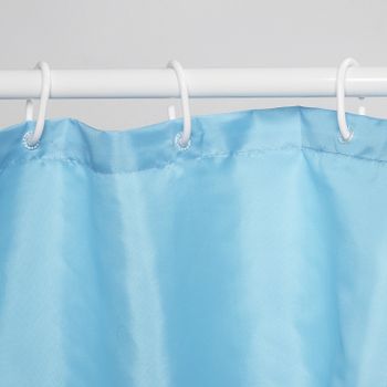 Штора для ванны WasserKRAFT Oder 180x200 SC-30201 Голубая — фото 4, Шторы для ванной