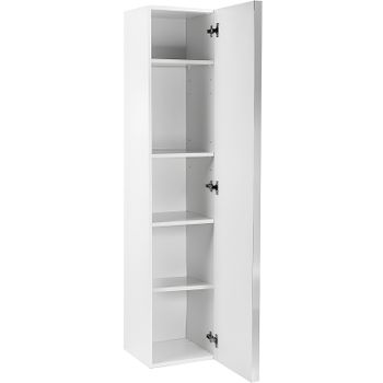 Шкаф пенал Veedi Novel 35 NVL000P подвесной Белый — фото 2, Пеналы для ванной комнаты