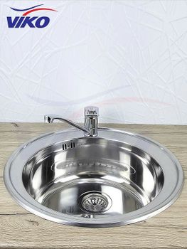 Смеситель для кухни Viko V-6403 Хром — фото 3, Смесители для кухни