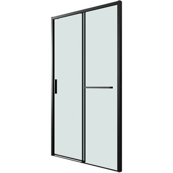 Душевая дверь Grossman Style 100 100.K33.05.100.21.00 профиль Черный матовый стекло прозрачное — фото 11, Раздвижные душевые двери