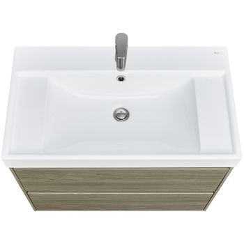 Тумба под раковину Roca Ona 80 A857630511 подвесная Темный вяз — фото 2, Тумбы под раковину