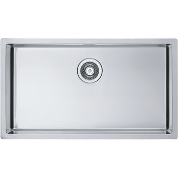 Кухонная мойка Alveus Quadrix 60 BRS-90 790x450x200 1092477 Брашированная сталь — фото 1, Кухонные мойки