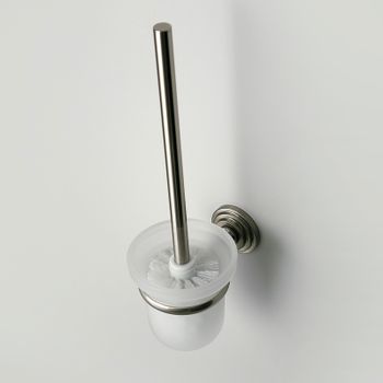 Ершик для унитаза WasserKRAFT Ammer K-7027 Хром матовый — фото 2, Ершики для унитаза