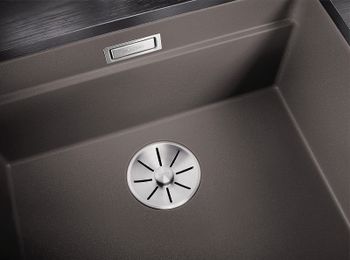 Кухонная мойка Blanco Etagon 500-U Silgranit 522228 Темная скала — фото 3, Кухонные мойки