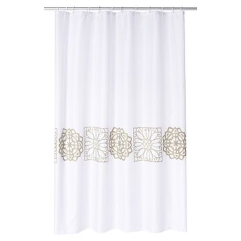 Штора для ванны Ridder Tunis 200х180 Бежевая — фото 1, Шторы для ванной