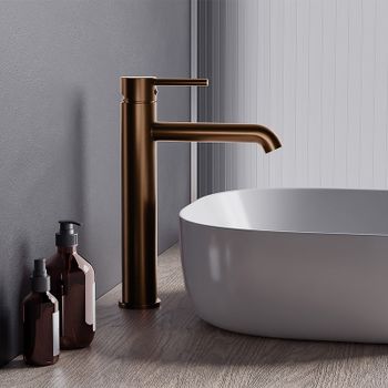 Смеситель для раковины Damixa Scandinavian Pure 360250500 Розовое золото — фото 2, Смесители для раковины