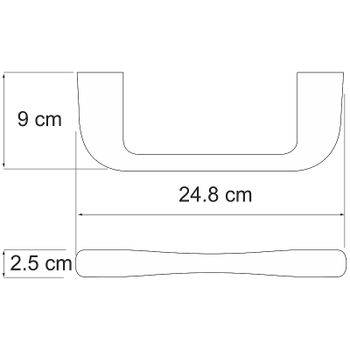 Полотенцедержатель WasserKRAFT Berkel K-6832 Хром — фото 3, Полотенцедержатели