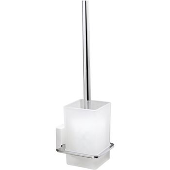 Ершик для унитаза WasserKRAFT Leine K-5027W Хром — фото 1, Ершики для унитаза