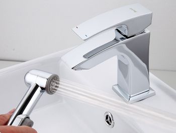 Смеситель для раковины Gappo G07 G1207 с гигиеническим душем Хром — фото 10, Смесители для раковины