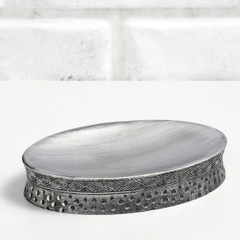 Мыльница WasserKRAFT Salm K-7629 Серая — фото 2, Мыльницы