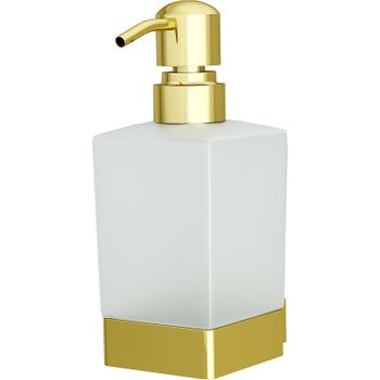 Дозатор для жидкого мыла WasserKRAFT Sauer K-7999 Золото — фото 1, Дозаторы