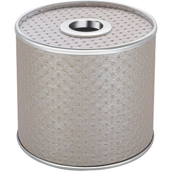 Салфетница Geralis S-PLH Punto Бежевая, кант Хром — фото 1, Боксы для салфеток