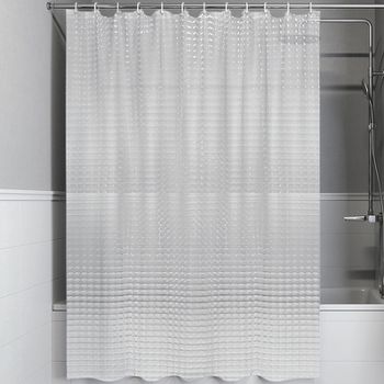 Штора для ванны Iddis Promo 180х200 P01PV18i11 полупрозрачная — фото 1, Шторы для ванной