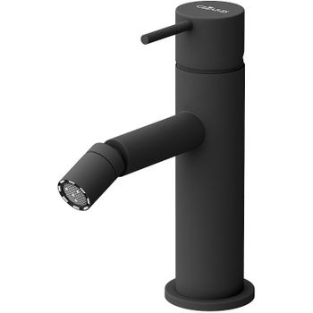 Смеситель для биде Cezares Leaf LEAF-BSM-L-NOP Черный матовый — фото 1, Смесители для биде