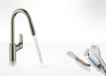Смеситель для кухни Hansgrohe Focus 31815800 Сталь — фото 3, Смесители для кухни