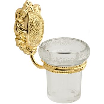 Стакан для зубных щеток Migliore Cleopatra 16677 Золото — фото 1, Стаканы для зубных щеток